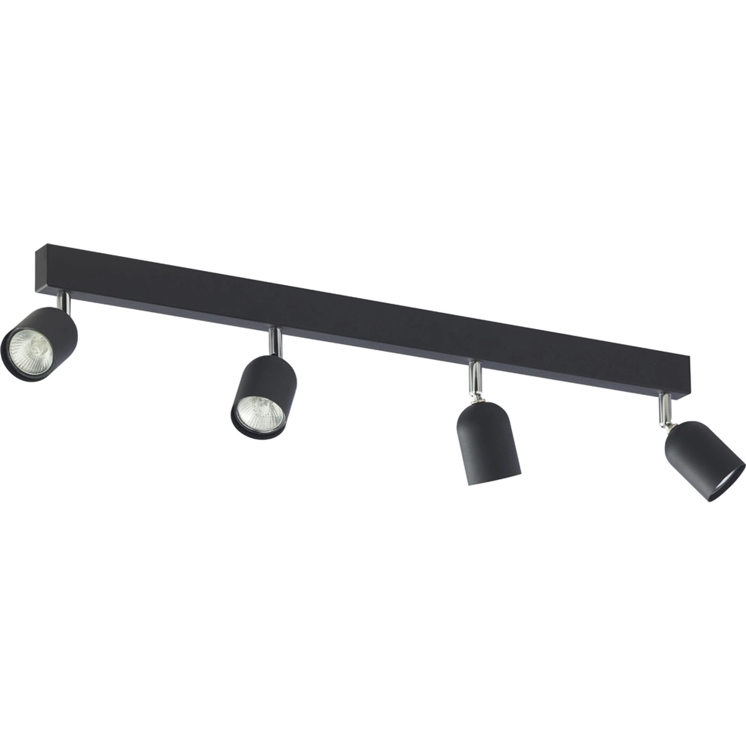 TK Lighting Listwa TOP czarna 4x10W GU10