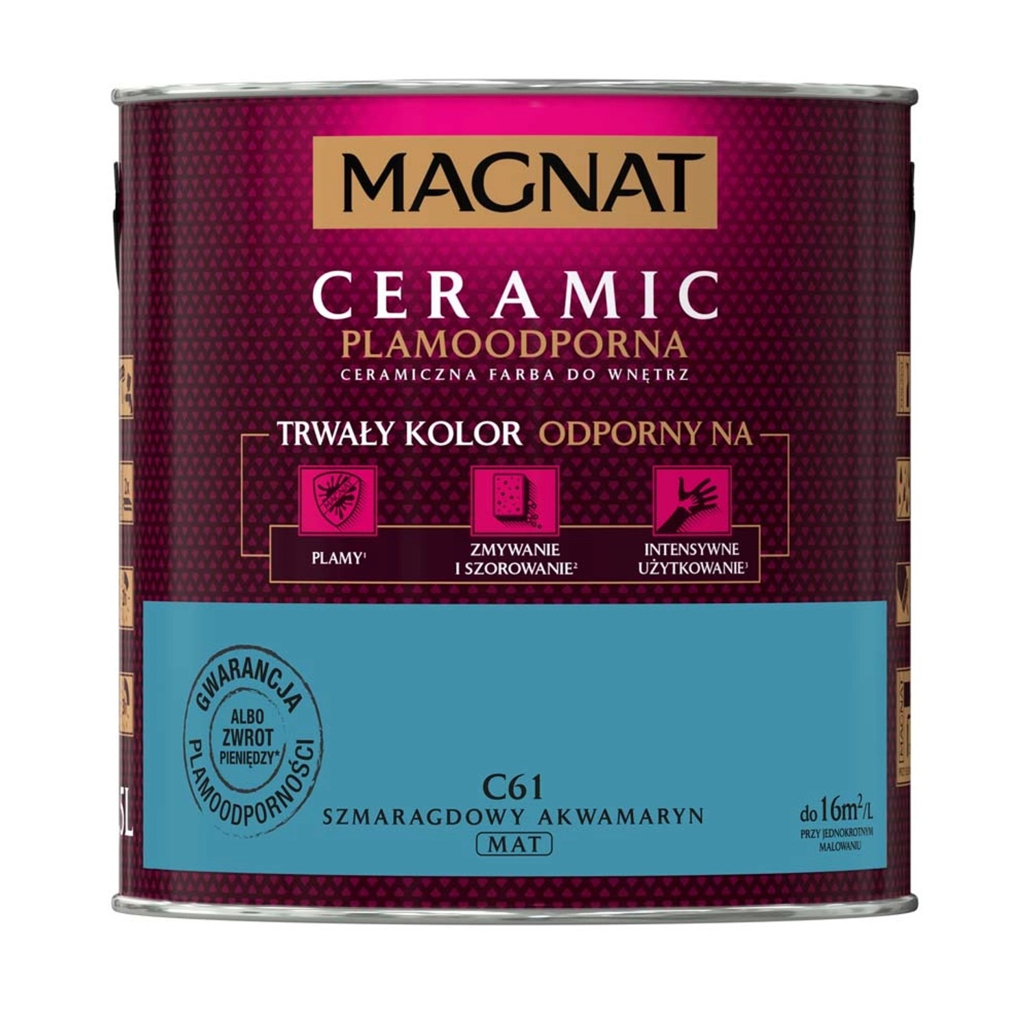 Farba Magnat Ceramic szmaragdowy akwamaryn 2,5 l