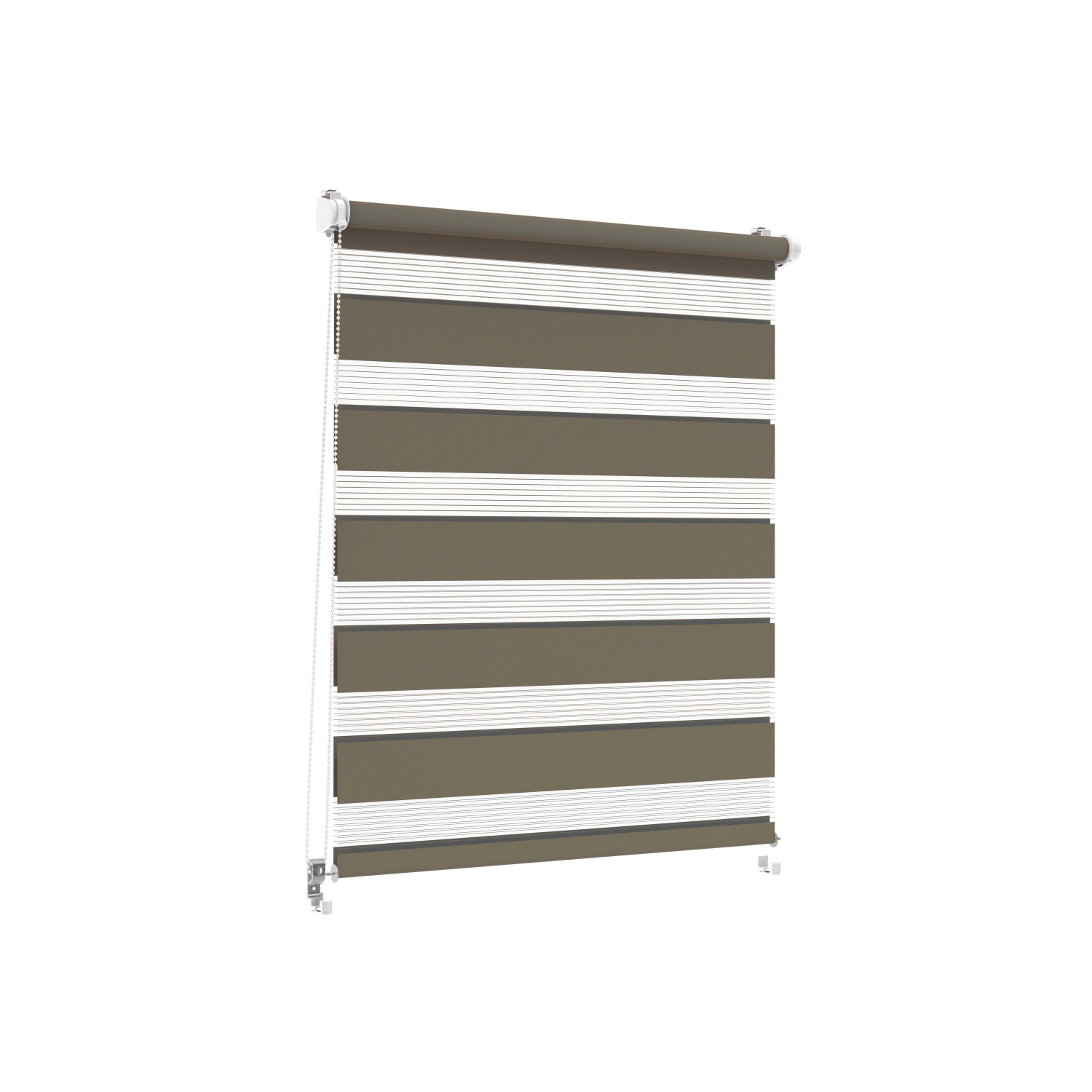 Mini roleta CLASSIC Dzień/Noc szary 51 cm x 140 cm
