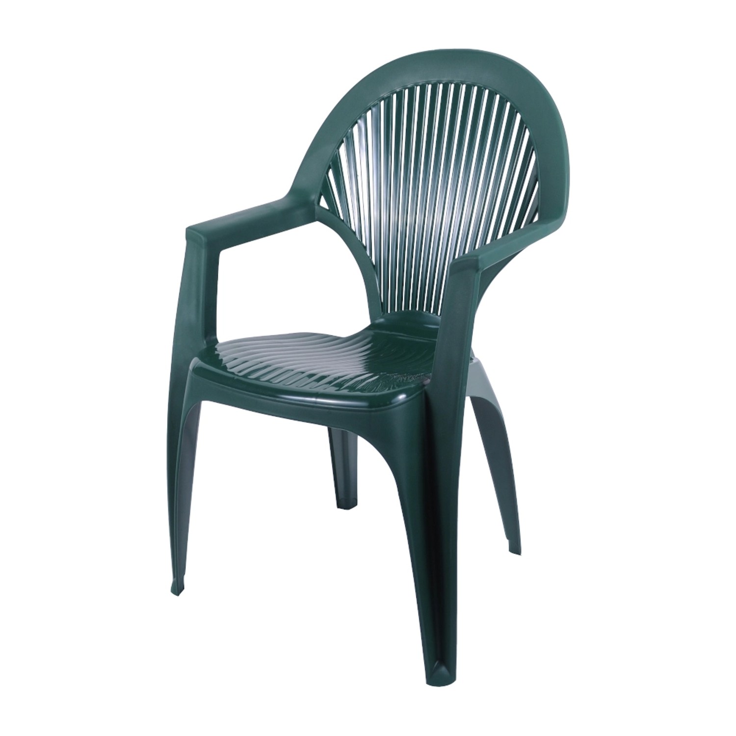 Krzesło Syrena zielone 57x58x90 cm