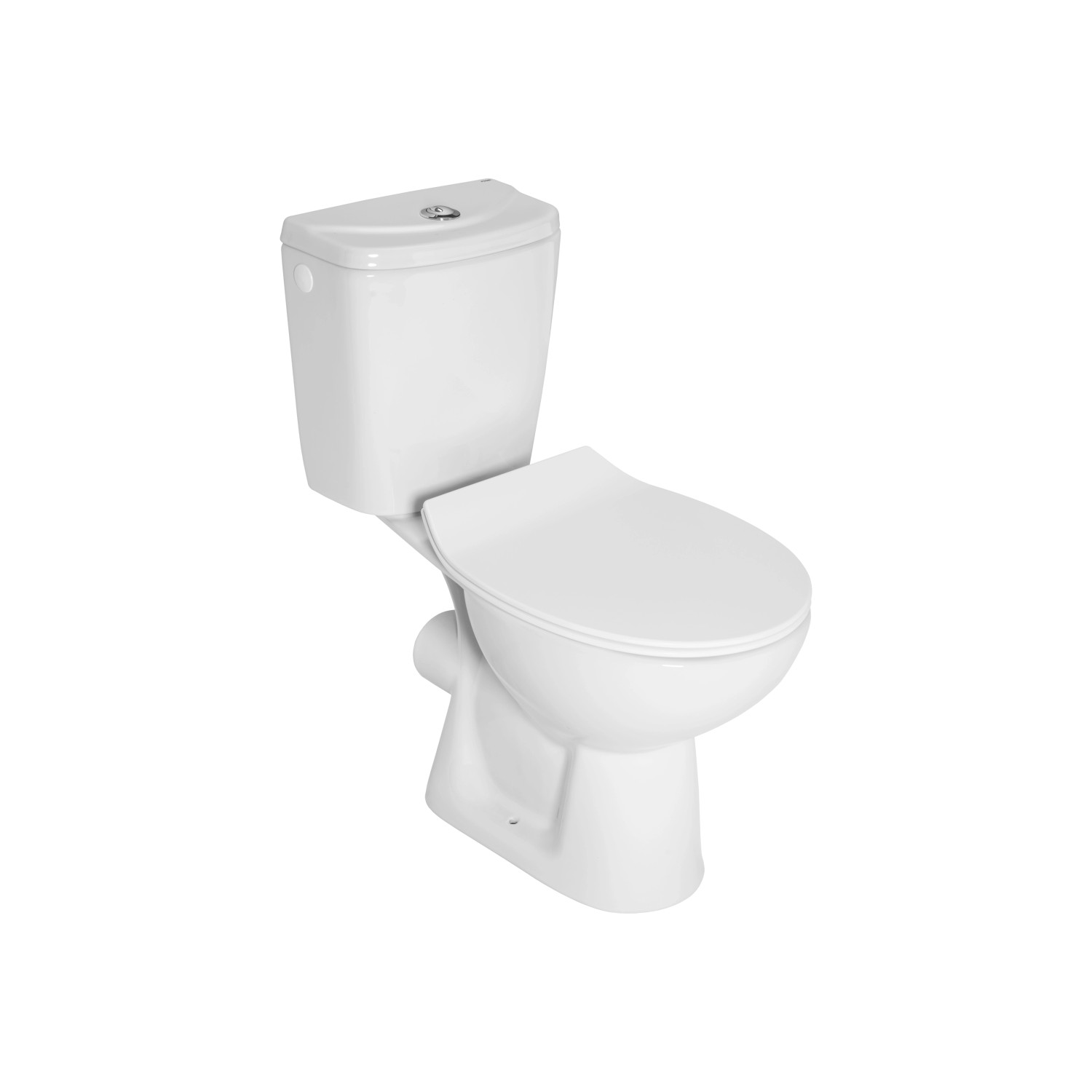 Roca Kompakt WC poziomy Brava rimless z deską wolnoopadającą