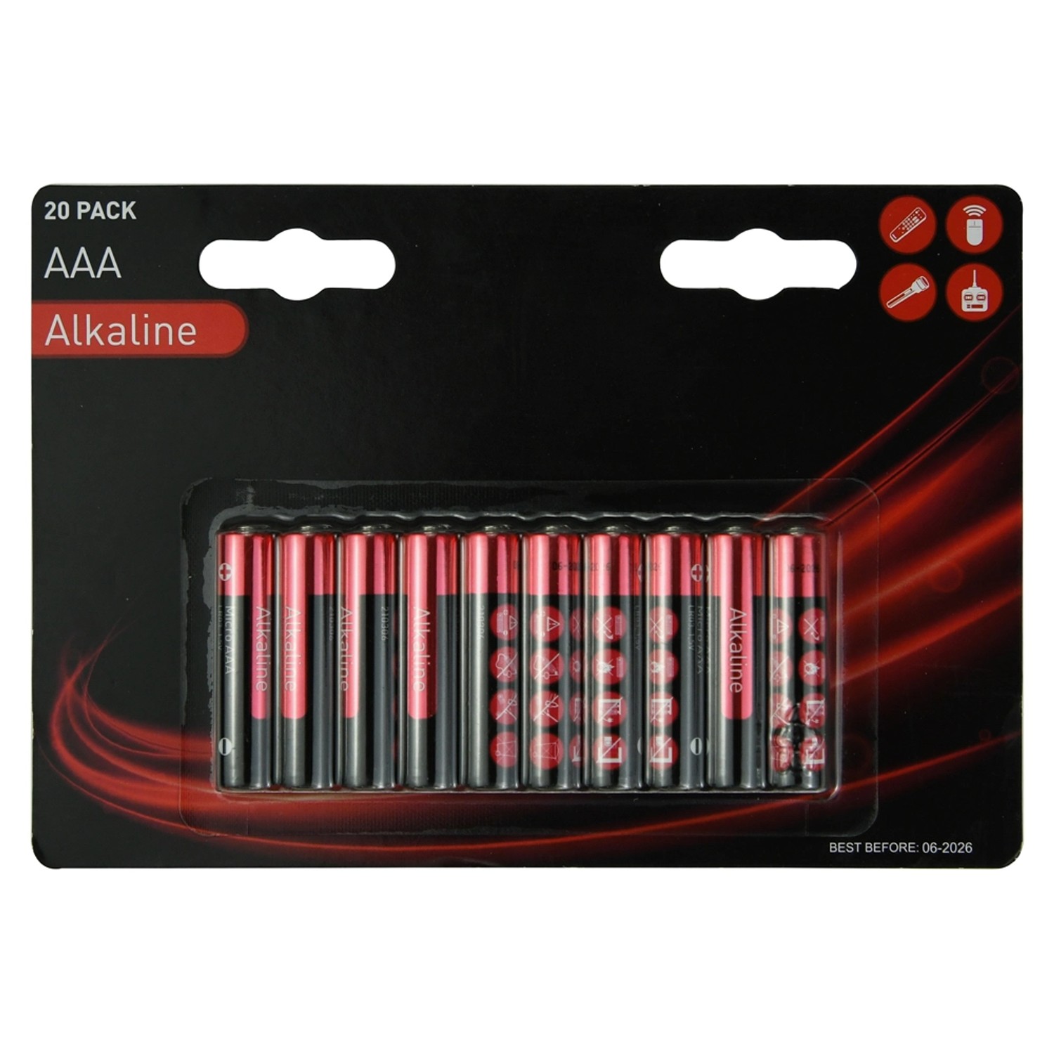 Baterie alkaliczne AAA zestaw 20szt.