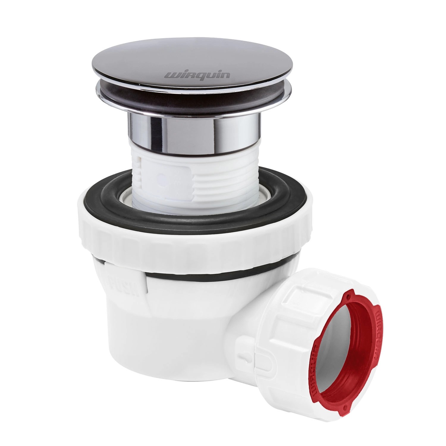 Wirquin Syfon umywalki NANO quick-clac chrom