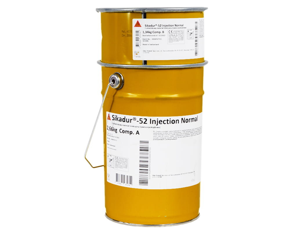 SIKA SIKADUR 52 INJECTION (A+B) NORMAL ŻYWICA EPOKSYDOWA 4KG