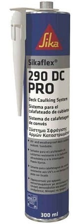 ODPORNY NA WARUNKI ATMOSFERYCZNE USZCZELNIACZ POKŁADU SIKAFLEX DC290 CZARNY 300ML
