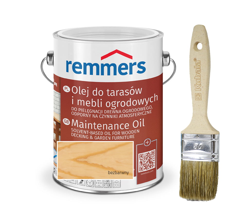REMMERS PFLEGE-OL OLEJ DO DREWNA 2,5L BEZBARWNY
