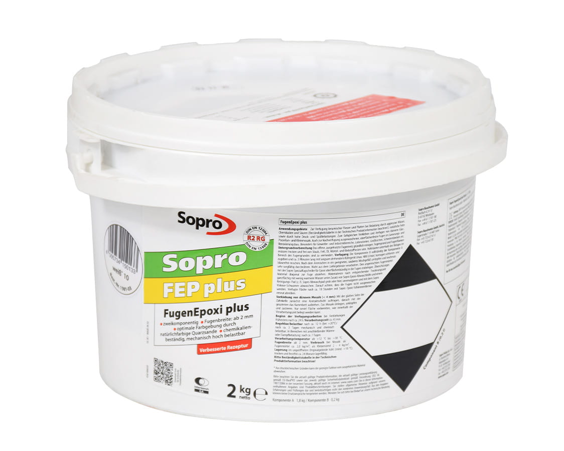 SOPRO FUGA EPOKSYDOWA FEP PLUS 10 BIAŁY 1501 2KG