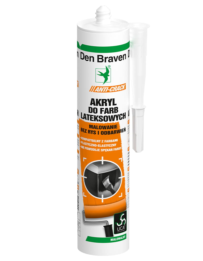 DEN BRAVEN KIT USZCZELNIAJĄCY ACRYL ANTI CRACK DO FARB LATEKSOWYCH
