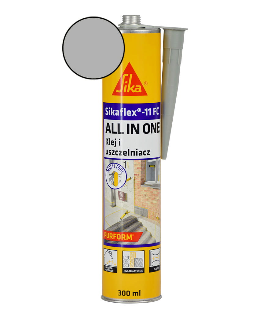 SIKA KLEJ USZCZELNIACZ SIKAFLEX 11FC PURFORM 300ML BETONOWOSZARY