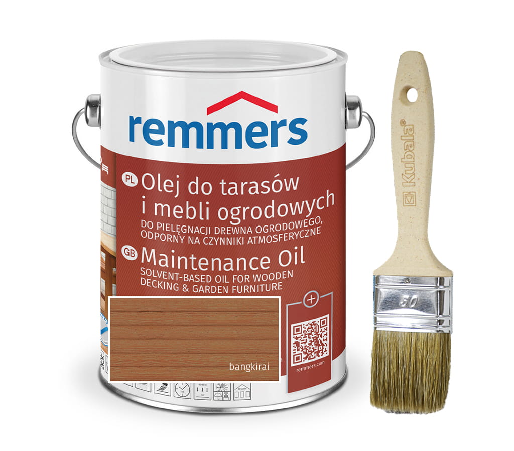 REMMERS PFLEGE-OL OLEJ DO DREWNA 2,5L BANGKIRAI