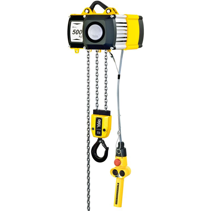 Yale CPV VTE 230V - 18m/min - wciągnik łańcuchowy elektryczny - CPV VTE-B 10-4 / 1000 kg - 10,0 m