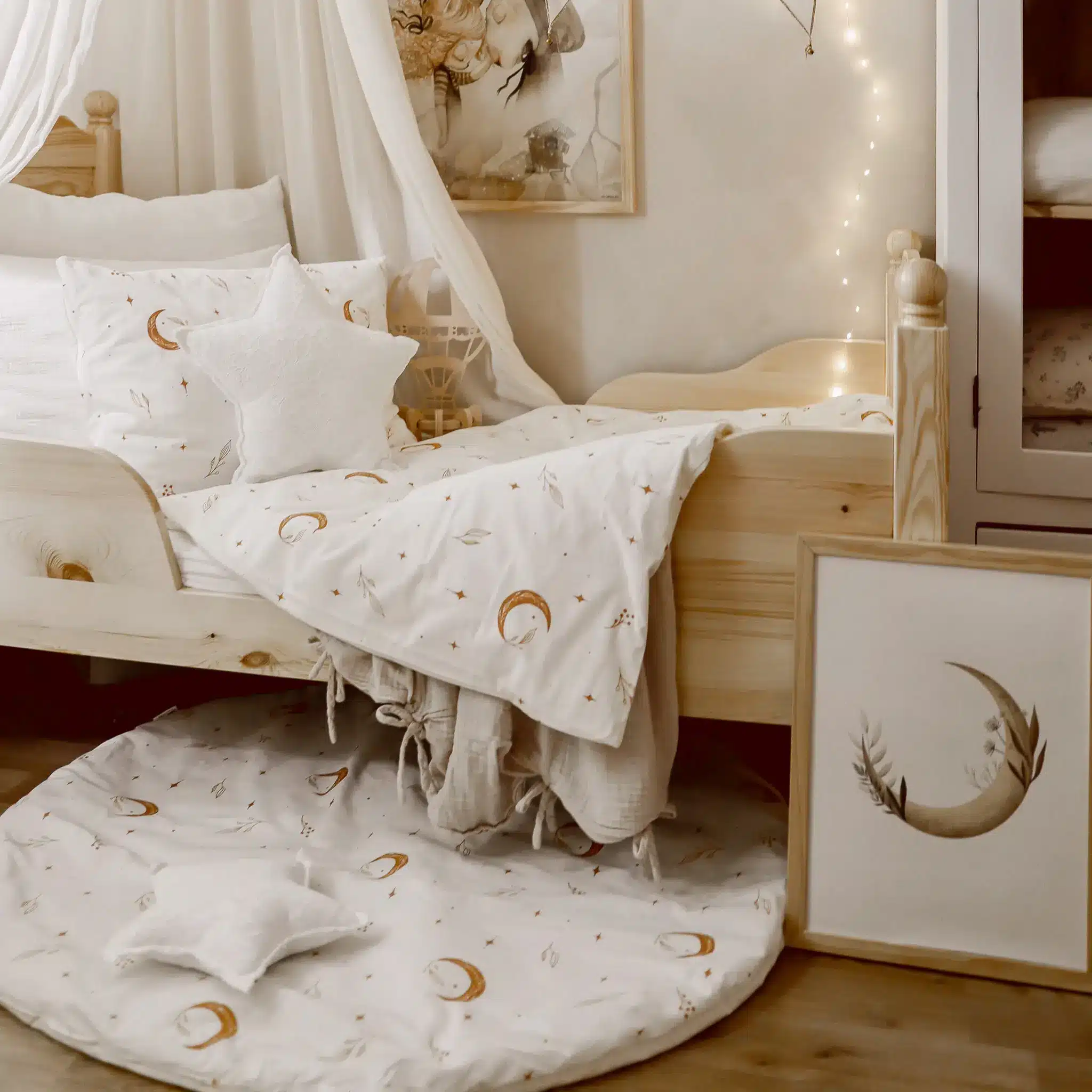 Komplet pościeli Moon - 100x135 + poduszka 40x60 - Nie