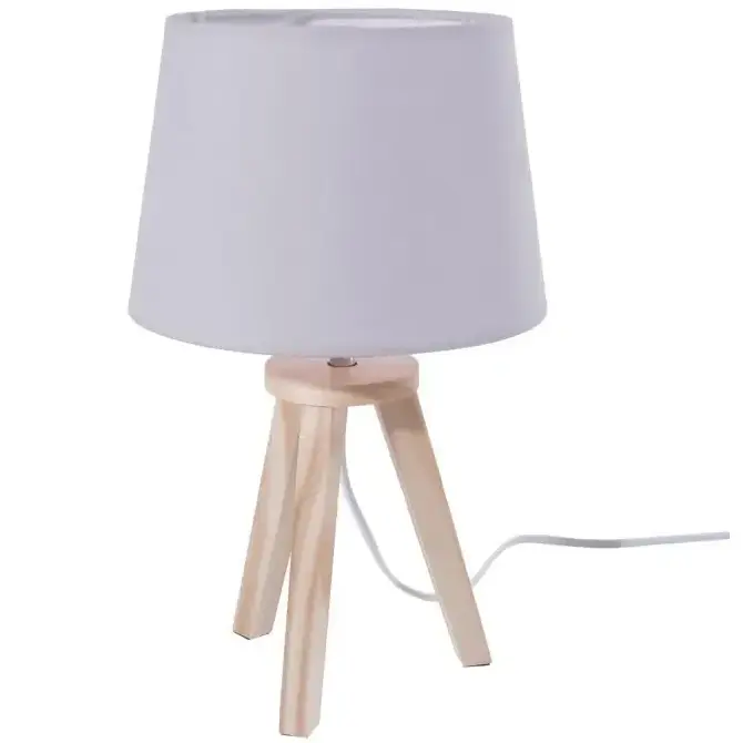 Lampa nocna stojąca dla dzieci Klosz Bawełna DB