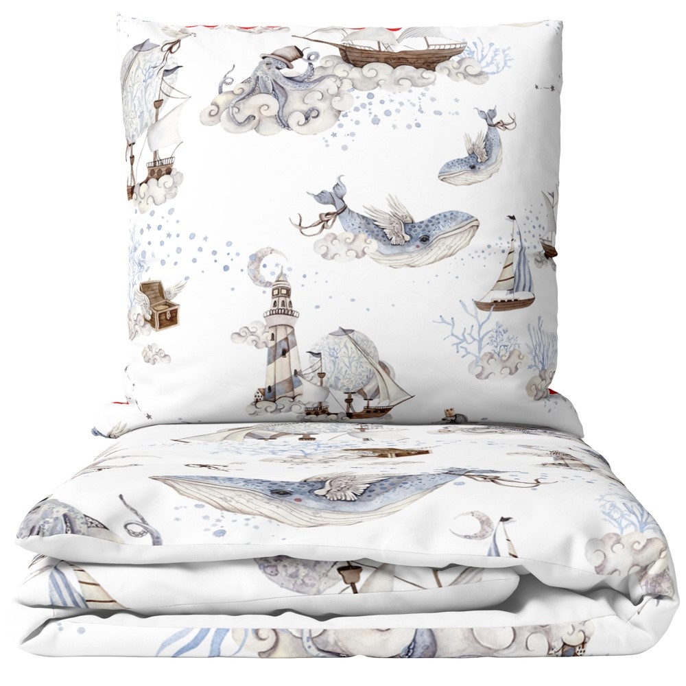 Komplet pościeli Ocean - 100x135 + poduszka 40x60 - Nie