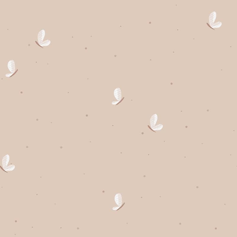 Tapeta ścienna Beige Butterfly