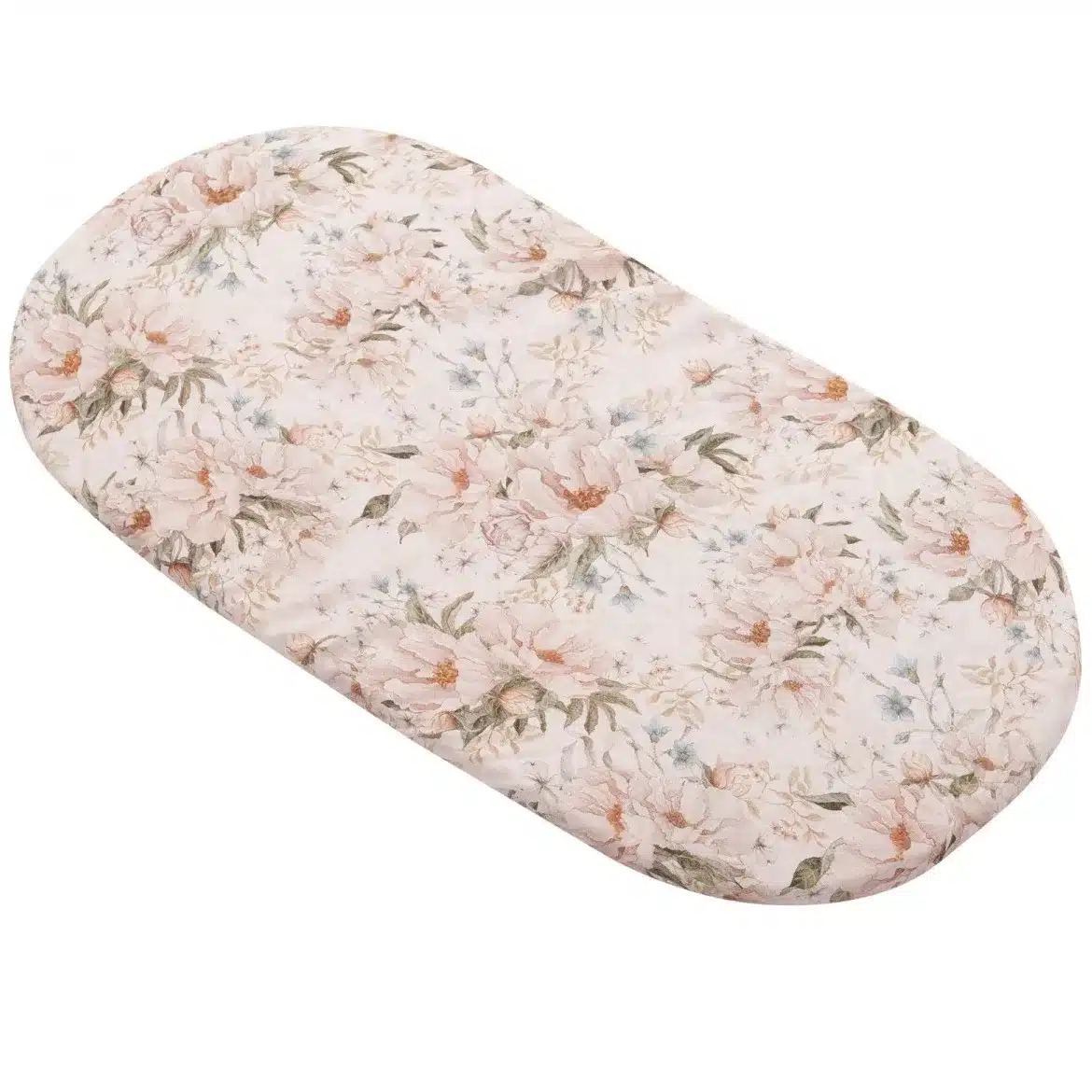 Prześcieradło bambusowe do gondoli Peonie Cream SM