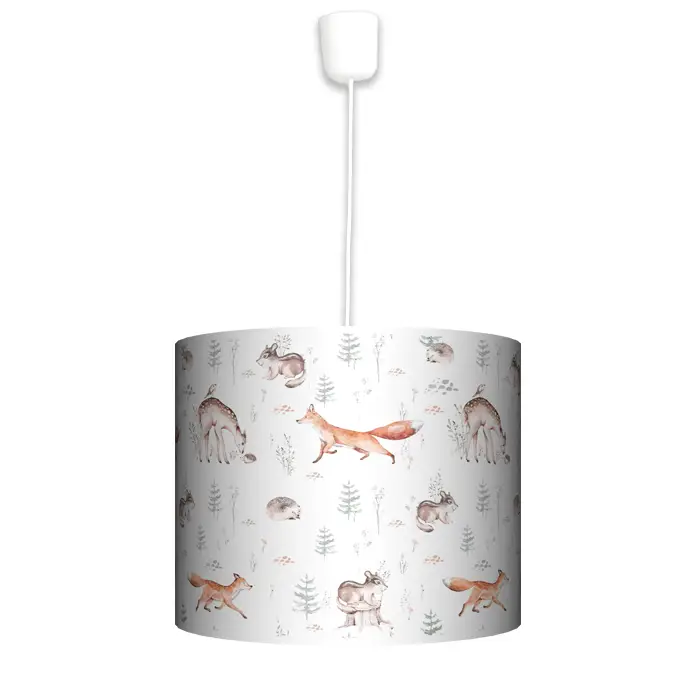 Lampa wisząca Skandinavian Forest na bieli - rozmiar do wyboru FL - duża
