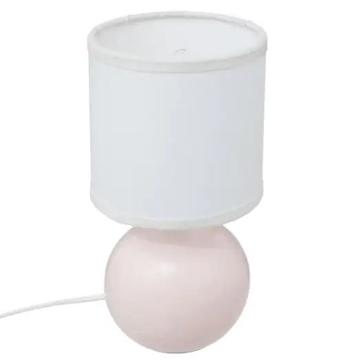 Lampa nocna pudrowy róż DB