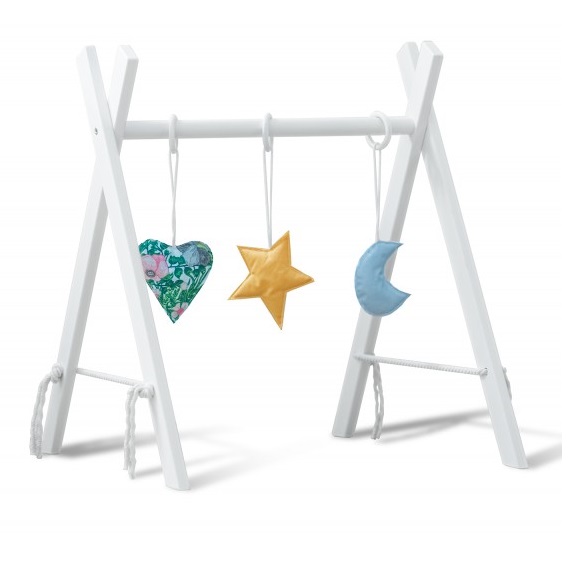 Baby gym biały + zawieszki BR