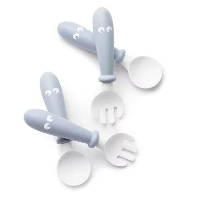 BABYBJORN - sztućce, 4 szt. Powder Blue SC
