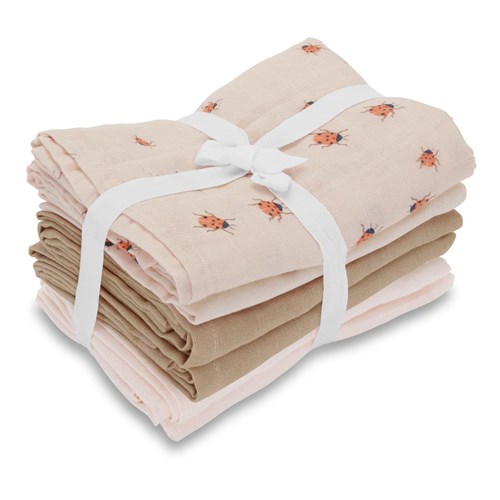 Muślinowe pieluszki 6 pack 70x70 cm Ladybug AG