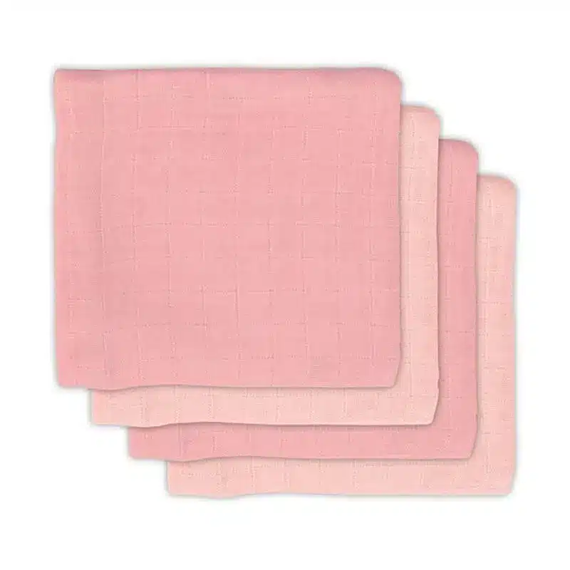 4 pieluszki bambusowe 70 x 70 cm Pale Pink Jollein BBTB