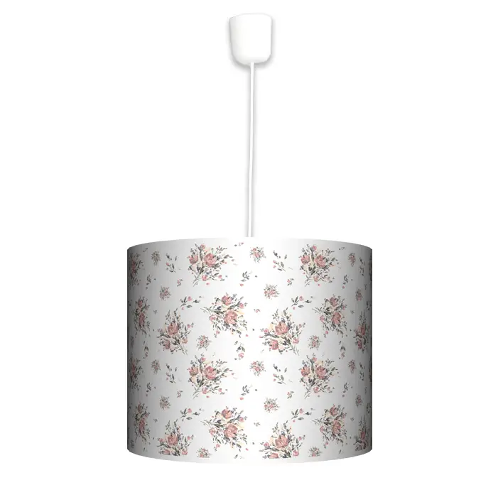 Lampa wisząca VINTAGE FLOWERS - rozmiar do wyboru FL - duża