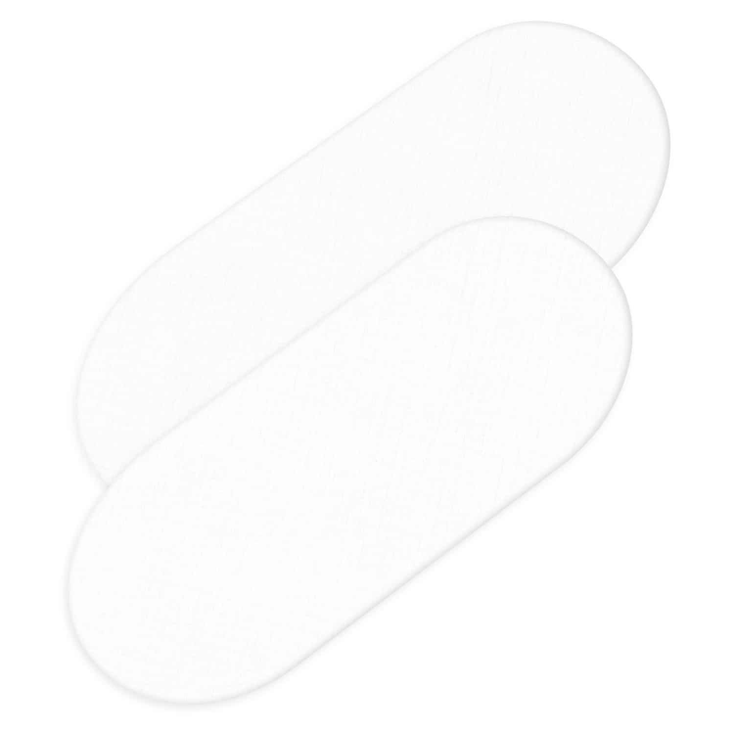 Prześcieradło 2 pack do gondoli/ kosza Mojżesza 80x40 bawełniane białe+ białe