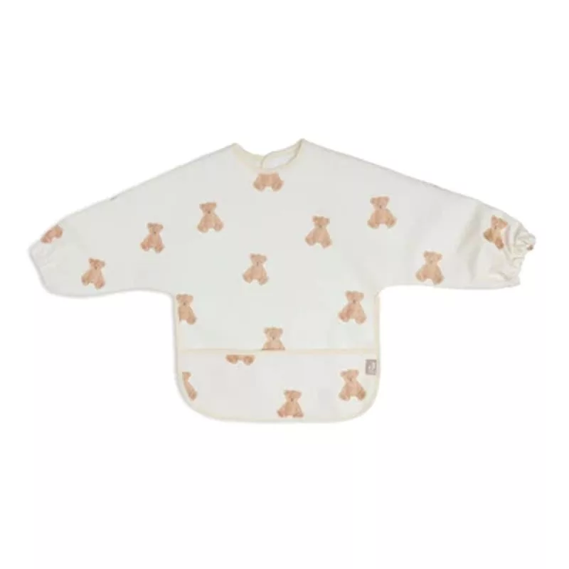 Jollein - Śliniak fartuszkowy wodoodporny z kieszonką Teddy Bear BBTB