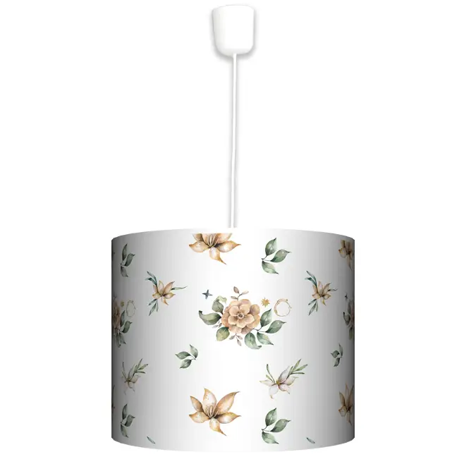 Lampa wisząca Retro Flowers- rozmiar do wyboru FL - duża