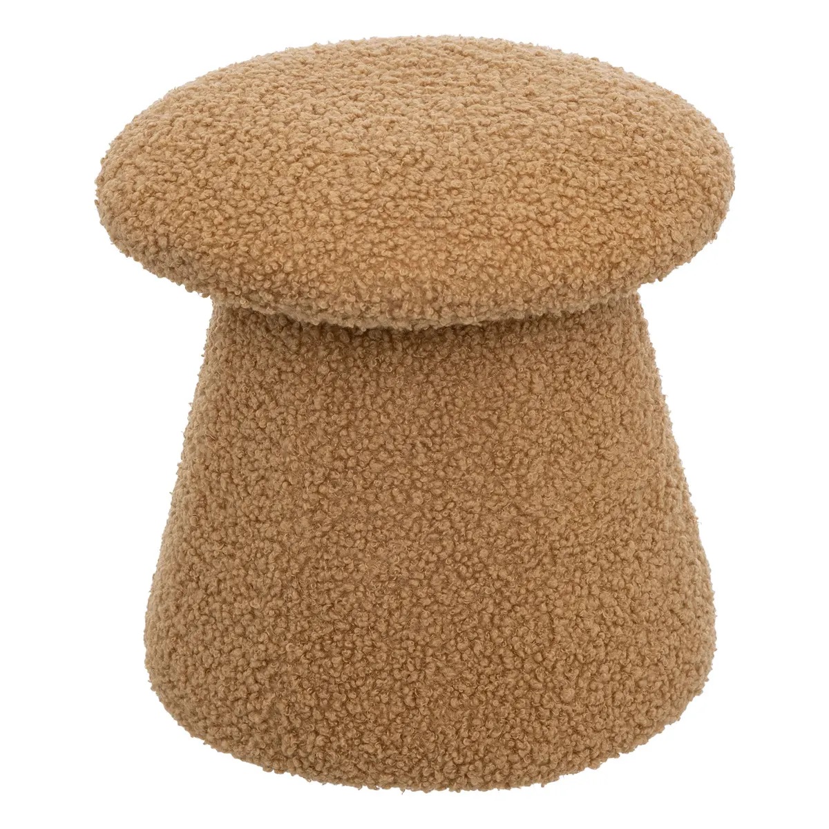 Dziecięca Pufa w kształcie Grzybka Brązowa 27cm DB