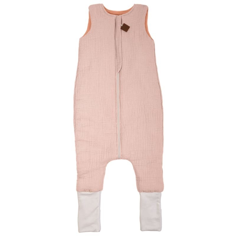 Śpiworek dwustronny z nogawkami TOG 1,5 BIO muślin SLIM BAG BLUSH/SALMON roz M BBTB