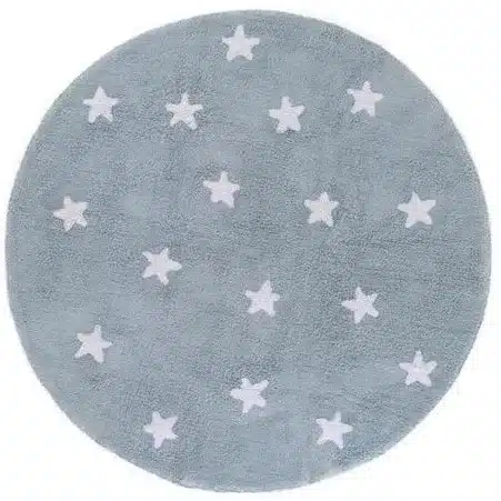 ZMYWALNY DYWAN OKRĄGŁY DZIECIĘCY BAMBINI BLUE 150cm BEN