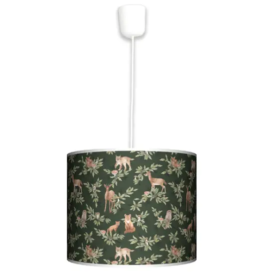 Lampa wisząca Forest Animals zieleń - rozmiar do wyboru FL - duża