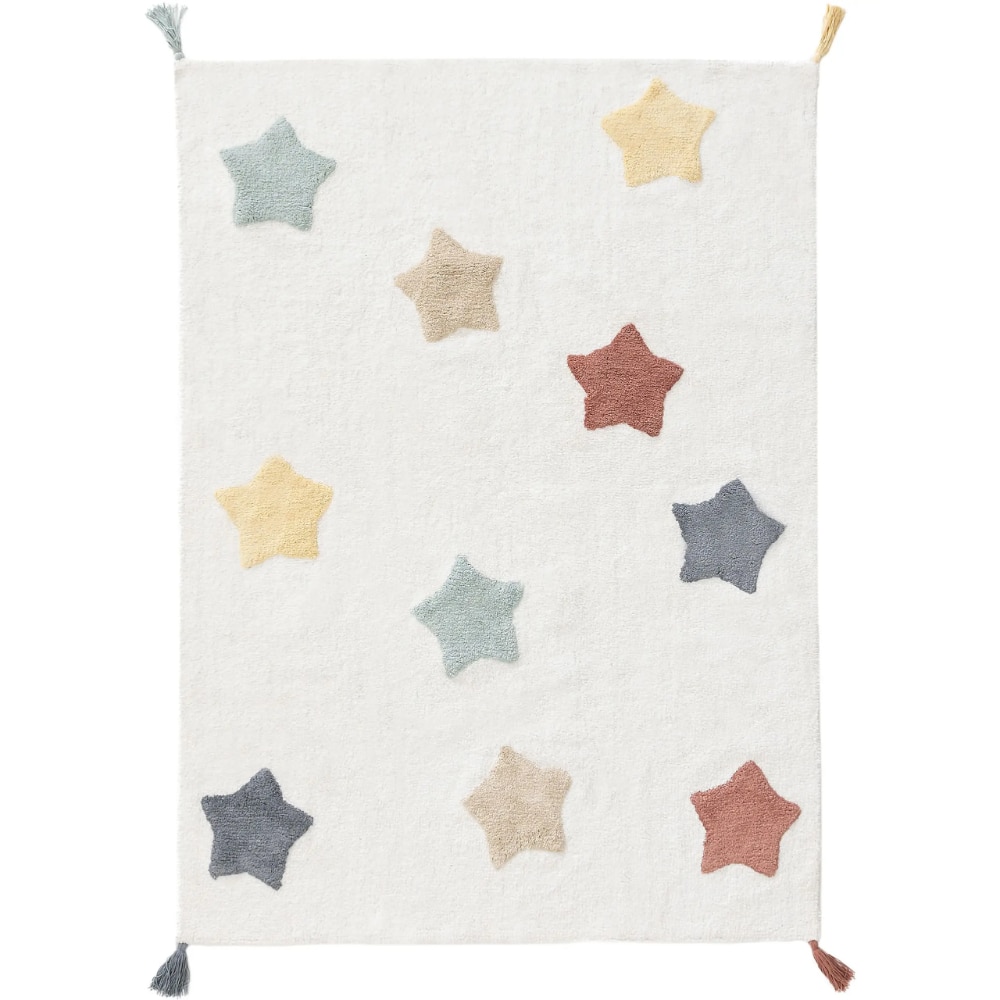 Dywan dziecięcy nadający się do prania Stars wielobarwny BEN - 120x170 cm