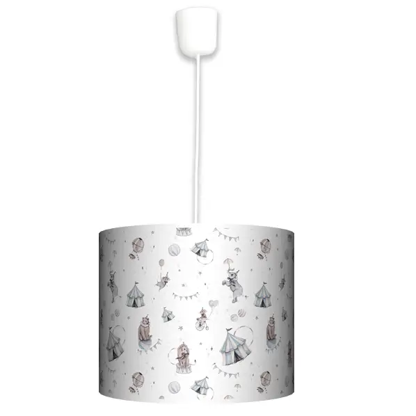 Lampa wisząca Baśniowy Cyrk na bieli - rozmiar do wyboru FL - duża
