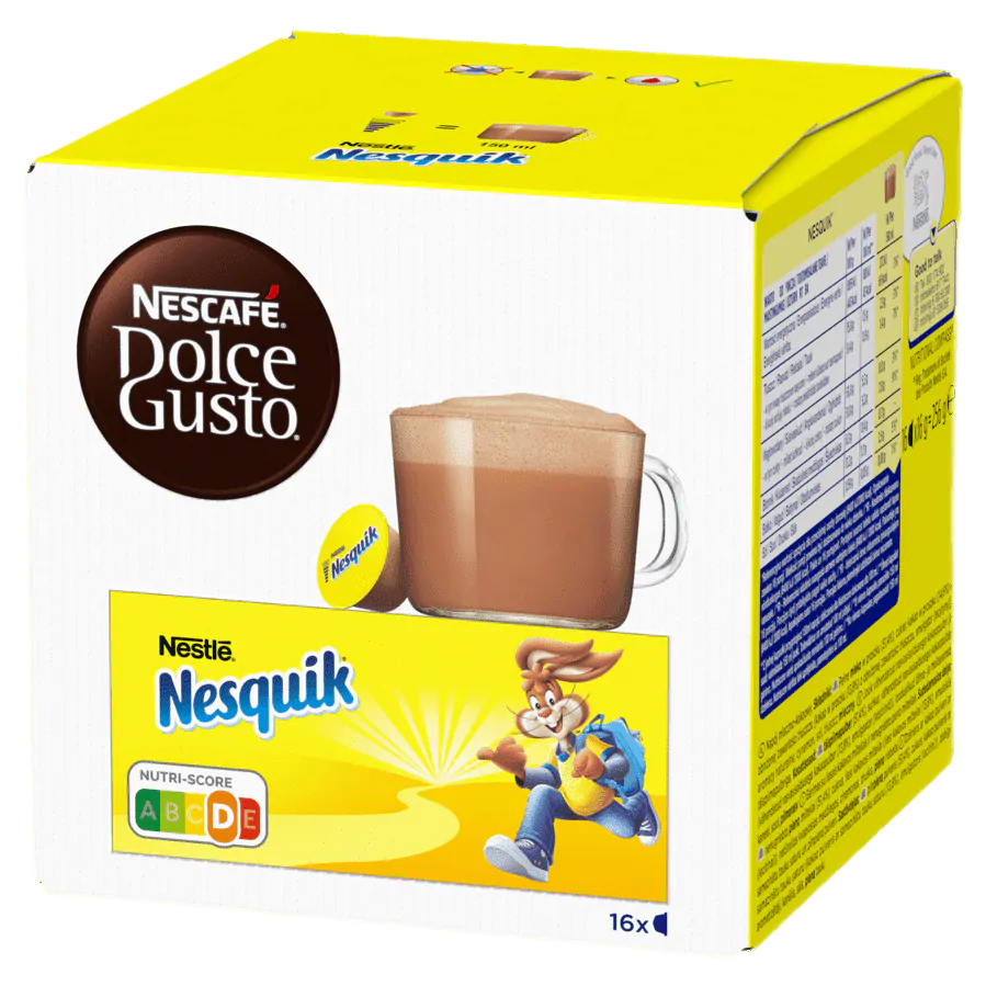 Czekolada w kapsułkach Nescafe Dolce Gusto Nesquik, 16 sztuk