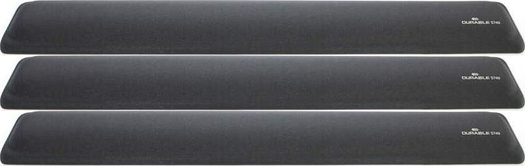 3x Podkładka żelowa pod nadgarstki Durable, 460x61x20mm, antracytowy
