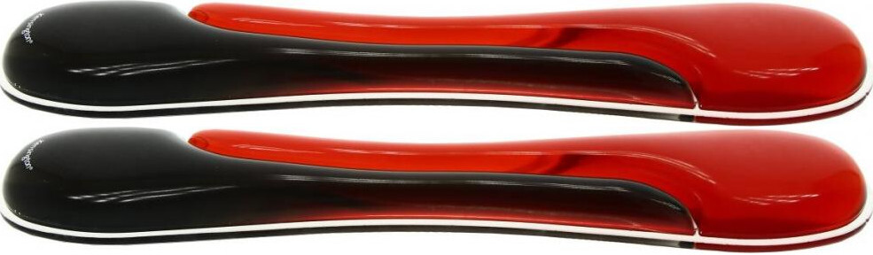 2x Podkładka pod nadgarstek Kensington, Duo Gel, czerwono-czarny