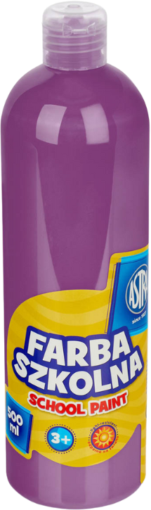 Farba plakatowa Astra, 500ml, śliwkowy