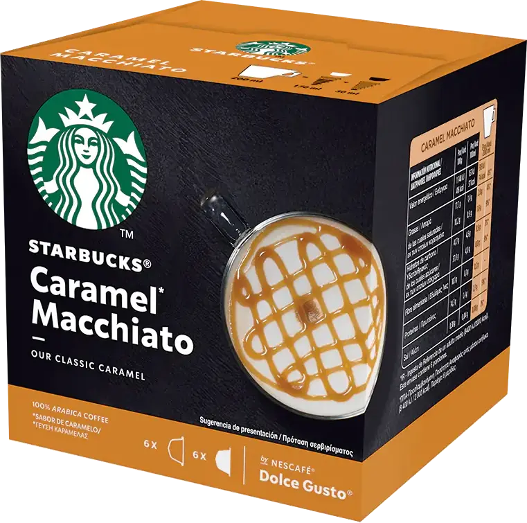 Kapsułki do ekspresu Starbucks Dolce Gusto Macchiato Caramel, 12 sztuk