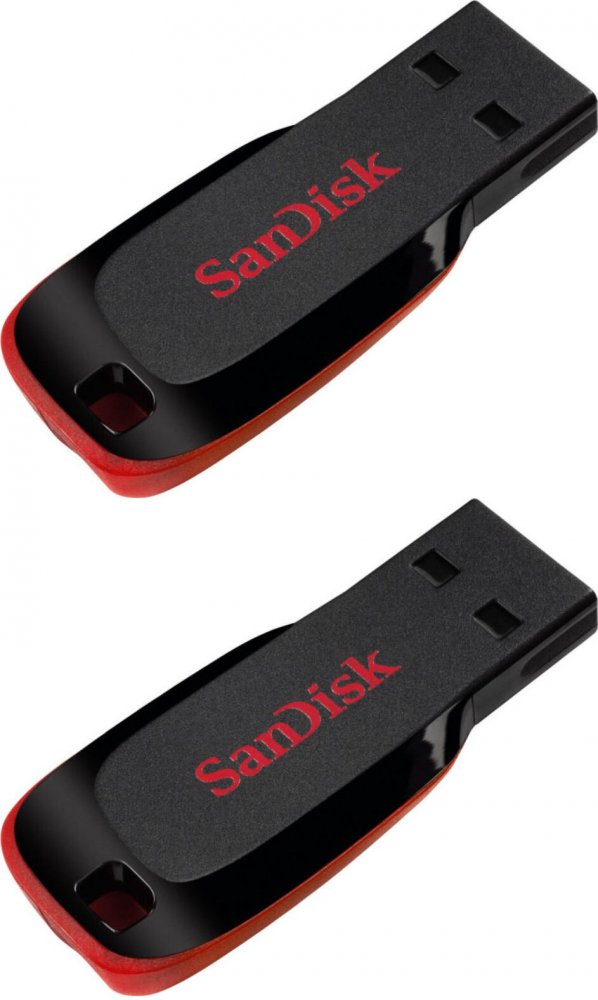 2x Pendrive SanDisk, Cruzer Blade, 32 GB, USB 2.0, czarny
