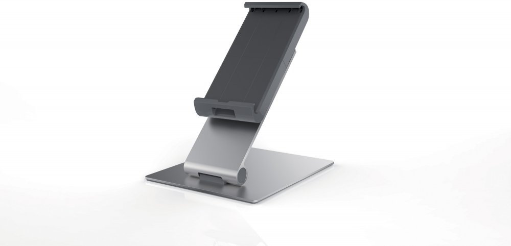 Stojak stołowy z uchwytem do tabletu Durable Tablet Holder Table, 155x242x183mm, srebrny