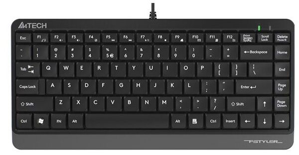 Klawiatura przewodowa A4Tech FStyler FK11, szary