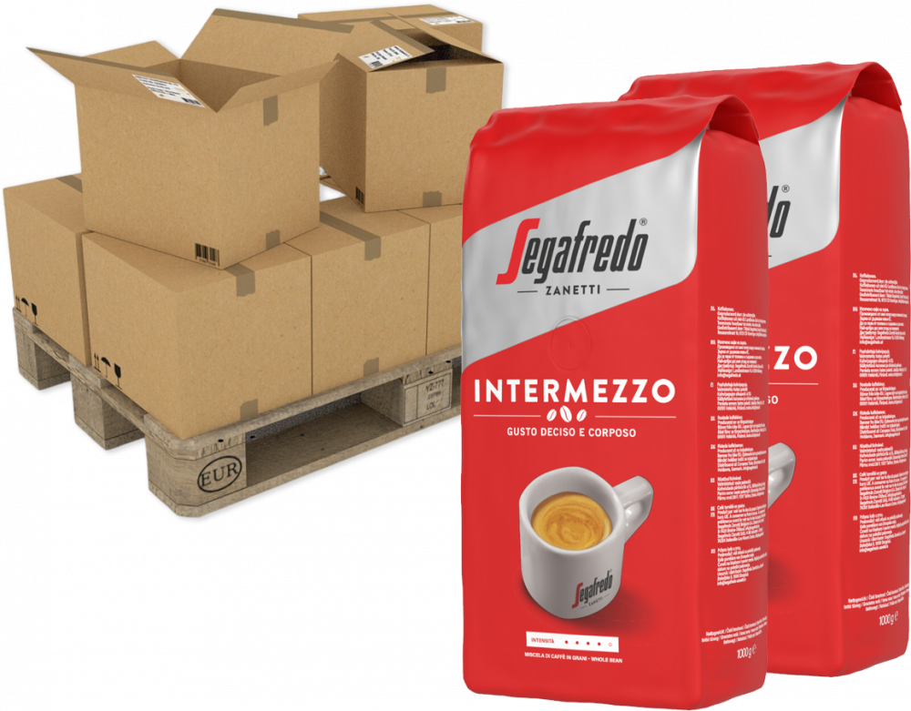 504x Kawa ziarnista Segafredo Intermezzo, 1kg