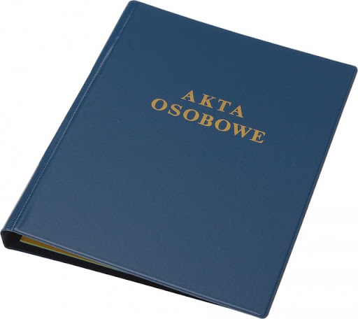 Teczka do akt osobowych Panta Plast, A4, PVC, granatowy