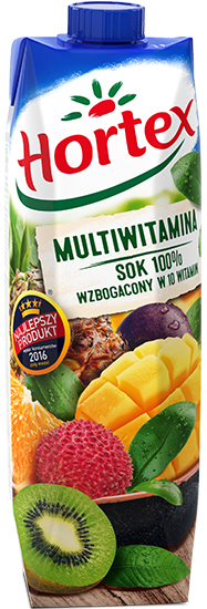 Sok multiwitamina Hortex, karton, 1l