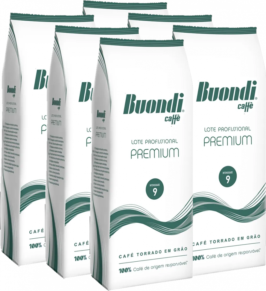 6x Kawa ziarnista Buondi Premium, 1kg