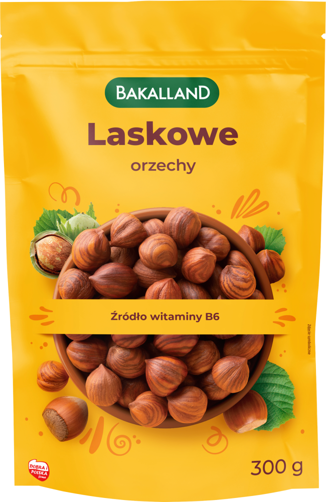 Orzechy laskowe Bakalland, 300g