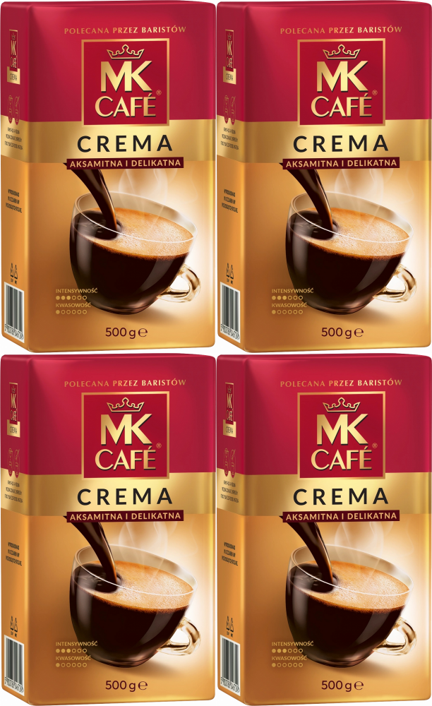 4x Kawa mielona MK Cafe Crema, 500g